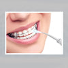 water pressure flosser, flosser, braces water flosser, braces, orthodontics, clean teeth, flossing
